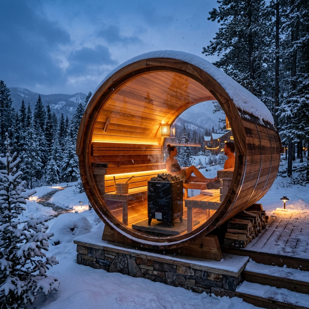 Outdoor Barrel Sauna Billings MT